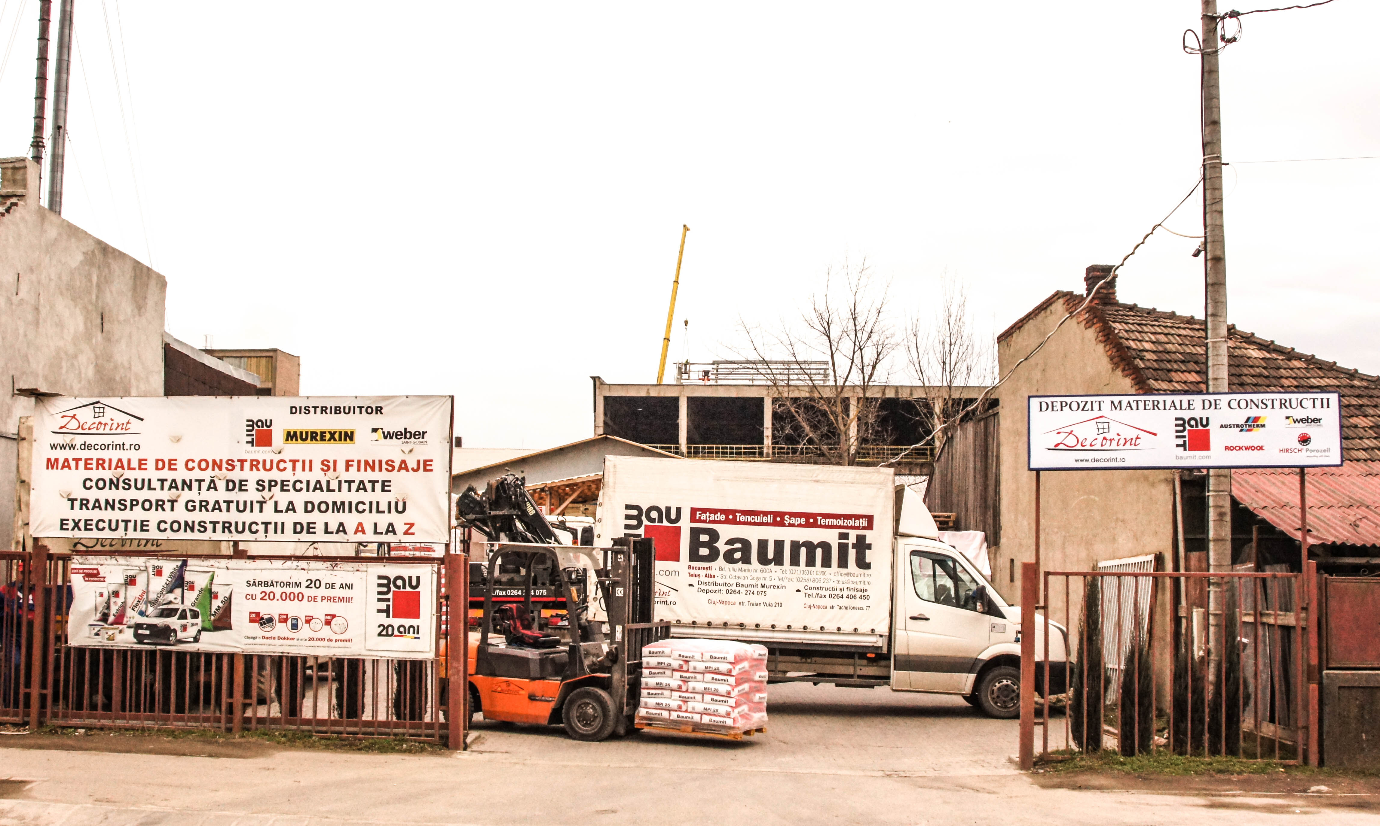 Depozit materiale de constructii